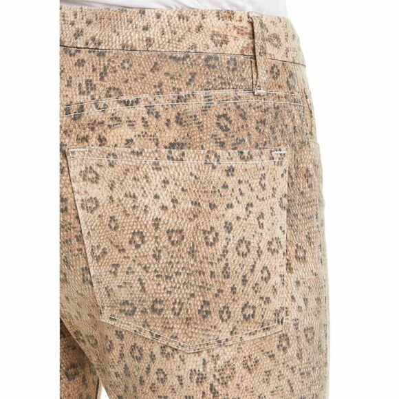 FRAME Le Crop High Waist Boot Snake Print Jeans - Picture 6 of 9